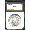 Image 1 : 1880-O S$1 Morgan Dollar MS63 PCI (MS61). A brilliant, lustrous, and needle-sharp representative tha