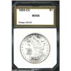 Image 1 : 1885-CC S$1 Morgan Dollar MS66 PCI (MS65). A boldly struck and frosty Gem that is brilliant aside fr