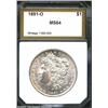 Image 1 : 1891-O S$1 Morgan Dollar MS64 PCI (MS61). Well struck, lustrous, and brilliant. The cheek has a ligh