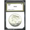 Image 1 : 1921 S$1 Peace Dollar MS65 PCI (MS64). An attractive, lightly-toned example, with essentially pristi