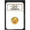 Image 1 : 1987-W G$5 Constitution Gold Five Dollar MS70 NGC. The satiny, matte-like surfaces of this Superb Ge