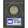 Image 2 : 2000-W $10 Library of Congress MS69 PCGS. Pleasant matte colors of yellow-gold and silver-white that