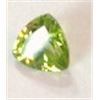 Image 1 : 1.35 *HUGE* CARAT GREEN PERIDOT GEMSTONE *BEAUTIFUL TRIANGLE CUT & FACETED* GEM!! GEMSTONE CAME OUT