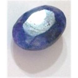 9.60 *RARE HUGE* CARAT BLUE SAPPHIRE GEMSTONE *BEAUTIFUL OVAL CUT & FACETED* GEM!! GEMSTONE CAME OUT