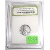 Image 1 : 1943 WORLD WAR II-STEEL PENNY *EMERGENCY ISSUE* LINCOLN WHEAT PENNY *CERTIFIED BY INB-INTERNATIONAL