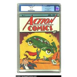 Action Comics #1 (DC, 1938) CGC FN- 5.5 Off-white pages. More than a comic book, more than a superhe
