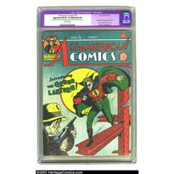 All-American Comics #16 (DC, 1940) CGC Apparent FN/VF 7.0 Moderate (P) Off-white pages. Green Lanter