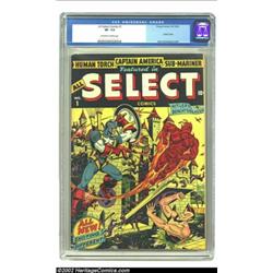 All Select Comics #1 (Timely, 1943) CGC VF- 7.5 Off-white to white pages. This quintessential Timely