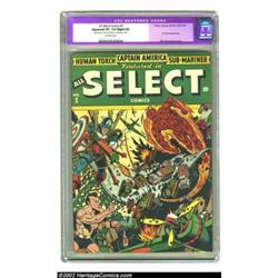 All Select Comics #2 (Timely, 1943) CGC Apparent VF- 7.5 Slight (A) Off-white pages. The multi-super