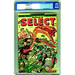 All Select Comics #5 (Timely, 1944) CGC VF/NM 9.0 Cream to off-white pages. Marvel's Big Three, Capt