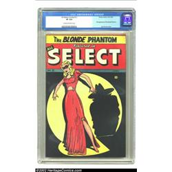 All Select Comics #11 (Timely, 1946) CGC VF 8.0 Cream to off-white pages. The Blonde Phantom took ov