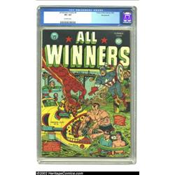 All Winners Comics #5 Pennsylvania pedigree (Timely, 1942) CGC VF+ 8.5 Off-white pages. Al Avison of