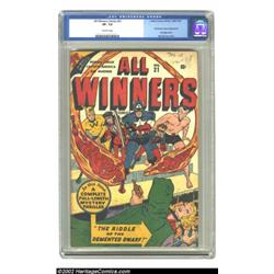 All Winners Comics #21 (Timely, 1947) CGC VF- 7.5 Off-white pages. This one just doesn't turn up oft