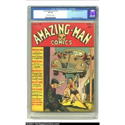 Amazing-Man #19 (Centaur, 1941) CGC VG 4.0 Off-white to white pages. After a couple of covers where.