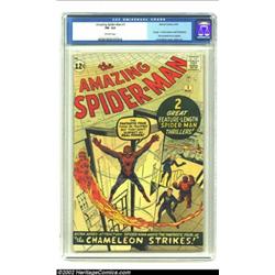 Amazing Spider-Man #1 (Marvel, 1963) CGC FN- 5.5 Off-white pages. This second-greatest Spider-Man bo