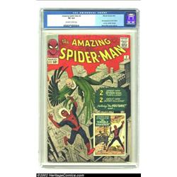 Amazing Spider-Man #2 (Marvel, 1963) CGC VG 4.0 Off-white to white pages. A stunning red cover featu