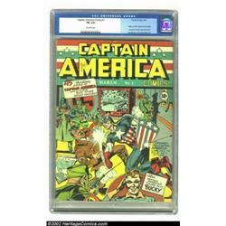 Captain America Comics #1 (Timely, 1941) CGC FN 6.0 Off-white pages. One of the most coveted comic b