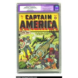 Captain America Comics #3 (Timely, 1941) CGC Apparent VF- 7.5 Moderate (P) Cream to off-white pages.