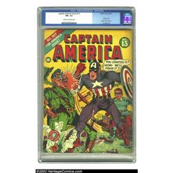 Captain America Comics #13 (Timely, 1942) CGC FN+ 6.5 Cream to off-white pages. Al Avison takes a cu