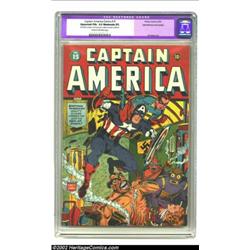 Captain America Comics #15 (Timely, 1942) CGC App. FN+ 6.5 Moderate (P) Cream to off-white pages. Al