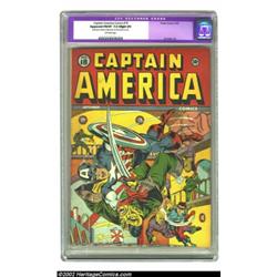Captain America Comics #18 (Timely, 1942) CGC Apparent FN/VF 7.0 Slight (P) Off-white pages. Cap and
