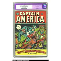 Captain America Comics #19 (Timely, 1942) CGC Apparent VF+ 8.5 Slight (A) Off-white to white pages..