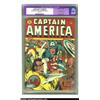 Image 1 : Captain America Comics #23 (Timely, 1943) CGC Apparent NM- 9.2 Off-white pages. Cap interrupts a Naz