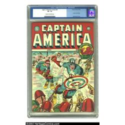Captain America Comics #25 (Timely, 1943) CGC VF- 7.5 Cream to off-white pages. All but two of the s