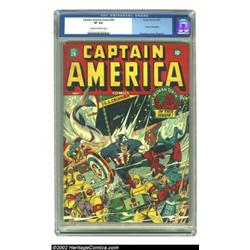 Captain America Comics #26 (Timely, 1943) CGC VF 8.0 Cream to off-white pages. Alex Schomburg had do