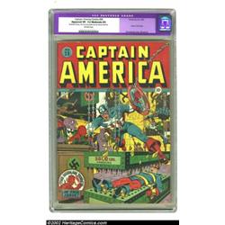 Captain America Comics #28 (Timely, 1943) CGC Apparent VF- 7.5 Moderate (P) Off-white pages. Another