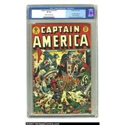 Captain America Comics #37 (Timely, 1944) CGC VF 8.0 Cream to off-white pages. Alex Schomburg, Maste
