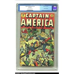 Captain America Comics #39 (Timely, 1944) CGC VF+ 8.5 Cream to off-white pages. A little-known sport