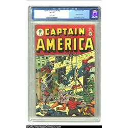 Captain America Comics #42 (Timely, 1944) CGC VF- 7.5 Off-white pages. This pretty copy is one of th