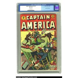Captain America Comics #43 (Timely, 1944) CGC VG+ 4.5 Off-white pages. Overstreet doesn't mention wh