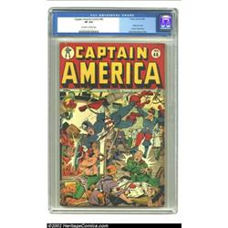 Captain America Comics #46 (Timely, 1945) CGC VF 8.0 Off-white to white pages. Special even among th