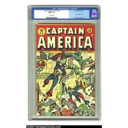 Captain America Comics #49 (Timely, 1945) CGC FN/VF 7.0 Off-white pages. You look at this cover, the