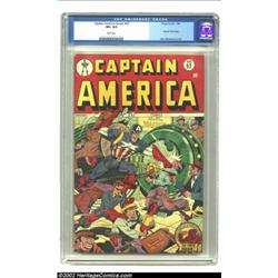 Captain America Comics #52 (Timely, 1946) CGC VF+ 8.5 White pages. An exemplary exterior on this the