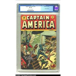 Captain America Comics #55 (Timely, 1946) CGC VF 8.0 Off-white to white pages. Between extensive cov