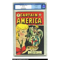 Captain America Comics #64 "D" Copy pedigree (Timely, 1947) CGC VF+ 8.5 Cream to off-white pages. By
