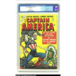 Captain America Comics #78 (Timely, 1954) CGC VG 4.0 Off-white pages. 1954 was not a good time to be