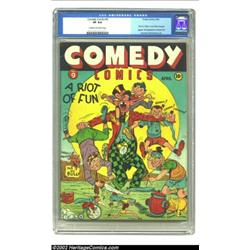 Comedy Comics #9 (Timely, 1942) CGC VF 8.0 Cream to off-white pages. Is it just us, or does a title.