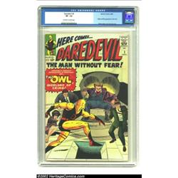 Daredevil #3 (Marvel, 1964) CGC VF- 7.5 Off-white to white pages. The overlord of crime, The Owl, ma