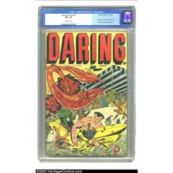 Daring Comics #12 (Timely, 1945) CGC VF+ 8.5 Off-white pages. One of the oldest Timely titles, some.