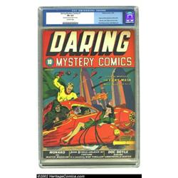 Daring Mystery Comics #1 (Timely, 1940) CGC FN 6.0 Off-white pages. This very early Timely title hit