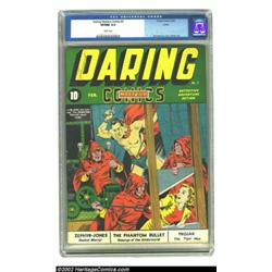 Daring Mystery Comics #2 Larson pedigree (Timely, 1940) VF/NM 9.0 White pages. The Phantom Bullet ma