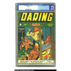 Daring Mystery Comics #2 (Timely, 1940) CGC VF- 7.5 Off-white pages. Alright, our pedigree offering.