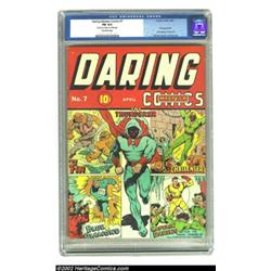 Daring Mystery Comics #7 (Timely, 1941) CGC FN 6.0 Off-white pages. The way superheroes were introdu