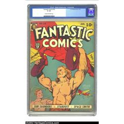 Fantastic Comics #14 (Fox, 1941) CGC GD 2.0 Cream to off-white pages. This Samson-dominated title wa