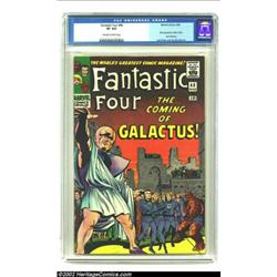Fantastic Four #48 (Marvel, 1966) CGC VF 8.0 Off-white to white pages. A startled Watcher heralds th