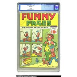 Funny Pages v2 #10 Mile High pedigree (Centaur, 1938) CGC FN- 5.5 White pages. Whether Gerber's "rar